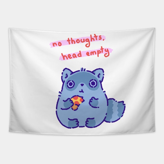 No thoughts head empty Tapestry by Tinyarts