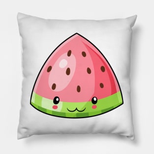 Kawaii watermelon fruit Pillow