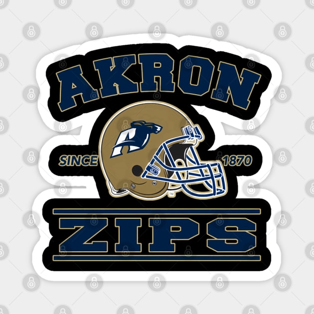 Akrons Zips Pack Magnet by Ink Lines