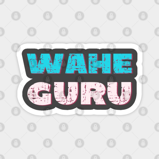 Wahe Guru Magnet by Red Yoga