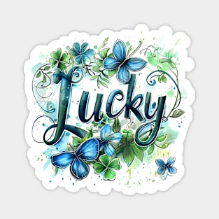 Lucky. St. Patrick's Day Magnet