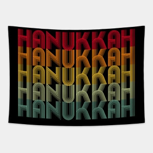 Hanukkah Menorah Lights Family Love Novelty Tapestry