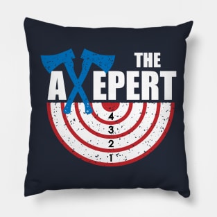 Axepert Thrower Axe Throwing Board Funny Pillow