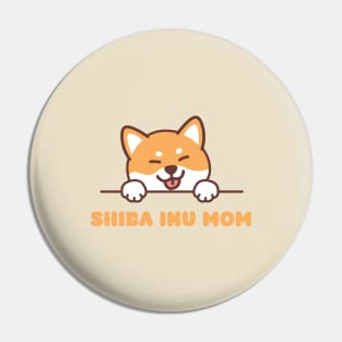 Shiba Inu Mom, Shiba inu mask, Shiba inu owner gift, gift for shiba owner, shiba inu mama, shiba inu gift T-Shirt Pin