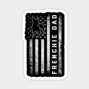 Frenchie Dad American Flag French Bulldog Dog Magnet