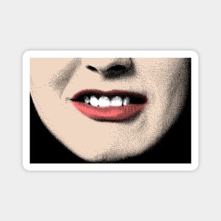 Alicia Silverstone //// Mouth PixelArt Design Magnet