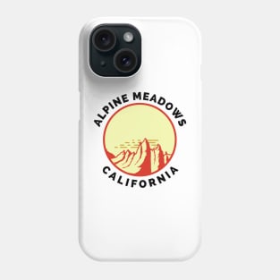 Alpine Meadows Ski Snowboard Mountain California Yosemite - Travel Phone Case