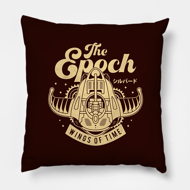 The Epoch Wings Of Time Emblem Pillow by Lagelantee