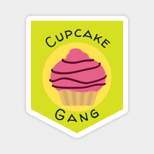 Cupcake Gang Badge Magnet