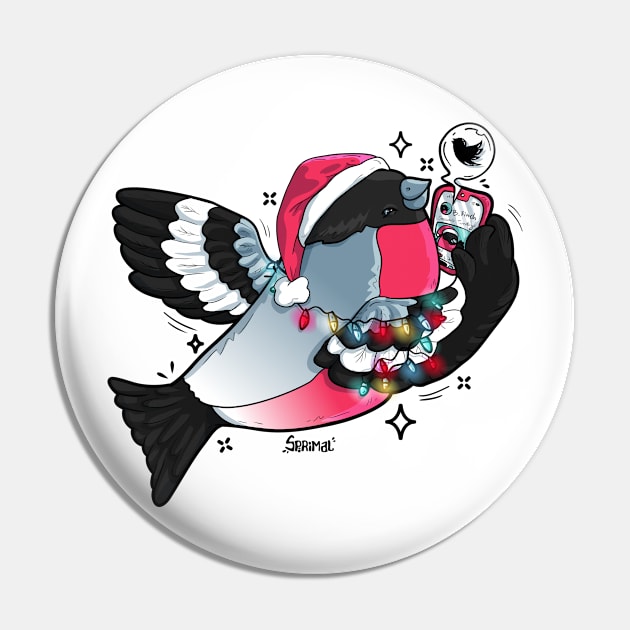 Season's tweetings bullfinch Pin by SPIRIMAL