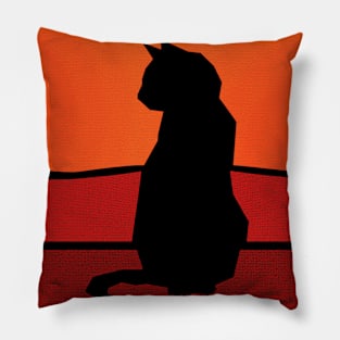 Vintage Cat Lover, Kitty Funny Gift Pillow