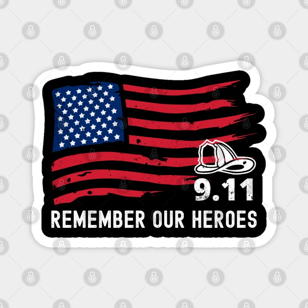 9/11 20th Anniversary Tribute to our Firefighter Heroes Magnet by apparel.tolove@gmail.com