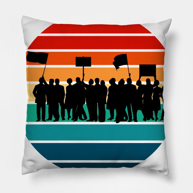 Juneteenth independence day Pillow by merysam