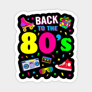 Back To 80S 1980S Eighties Costume Party Magnet