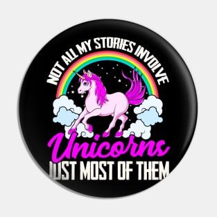 Unicorns Unicorn Funny Quotes Humor Sayings Gift Pin