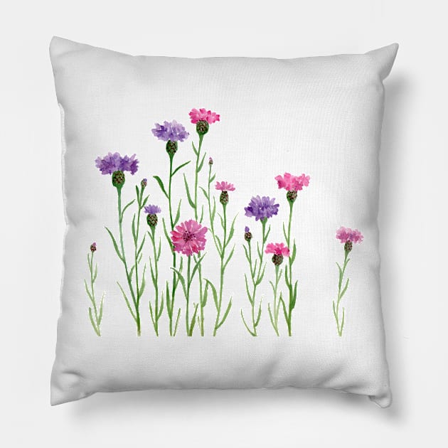 August 2nd birthday flower Pillow by birthflower