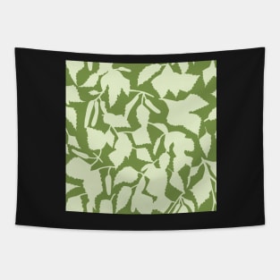 Green birch leaves in spring, seamless pattern Tapestry