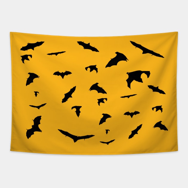 Halloween Bats Tapestry by AHelene