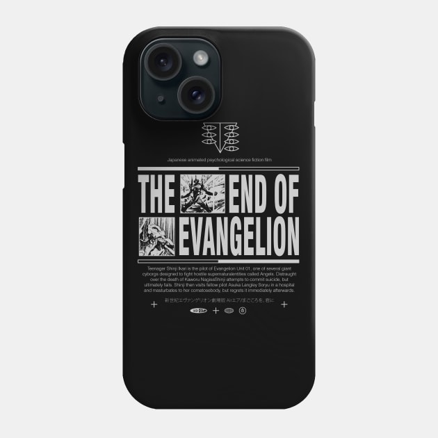 THE END OF EVANGELION Phone Case by mrcatguys