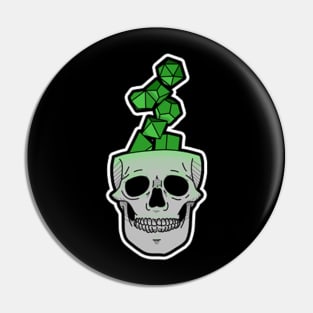 Dice & Skull Pin