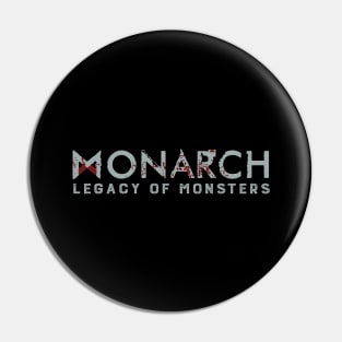 Monarch legacy of monster -grey logo Pin