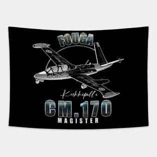 Fouga CM.170 Magister is French Jet Trainer Aircraft Tapestry