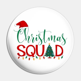 Christmas Squad Family Group Matching Christmas Party Pin