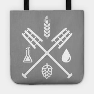 Beer Ingredients Dueling Paddles [Light] (No Outline) Tote