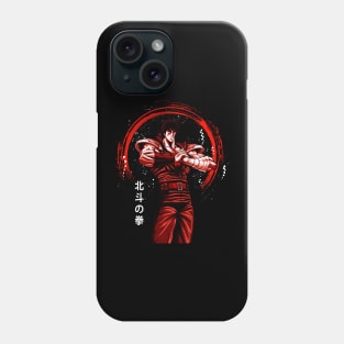 Raging Justice Fist Of The North Star's Martial Prowess Phone Case