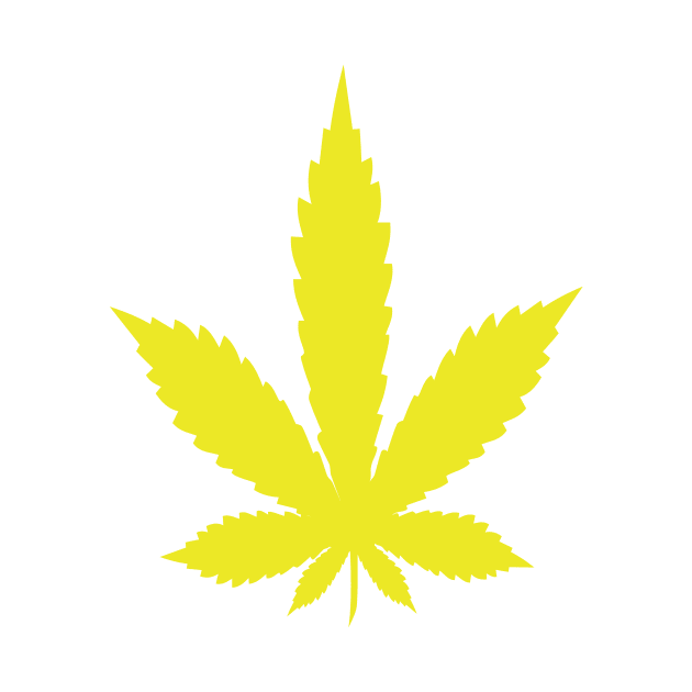 Yellow marijuana leaf by PlanetGanja