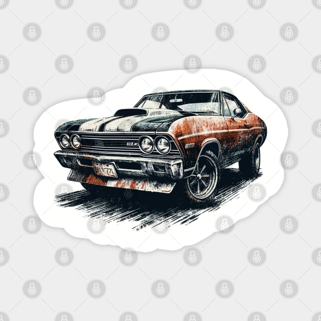 Chevrolet El Camino Magnet by Vehicles-Art