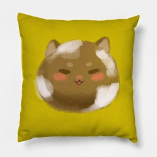 Cute brown cat Pillow