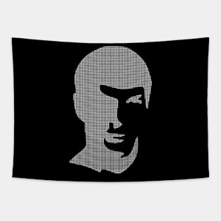 Illustration Of Cristiano Ronaldo Face Tapestry