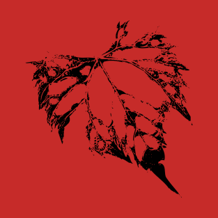 Black Leaf Skeleton T-Shirt