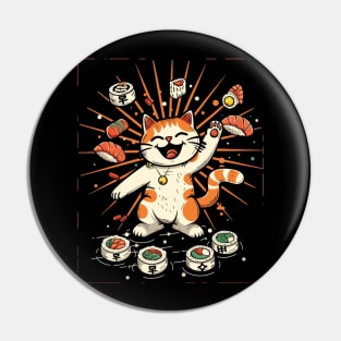 Catzilla Cat Reigns Pin