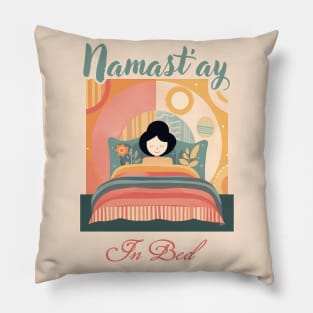 Namast'ay in bed Pillow