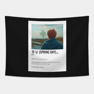 Minimalist SPRING DAY Tapestry