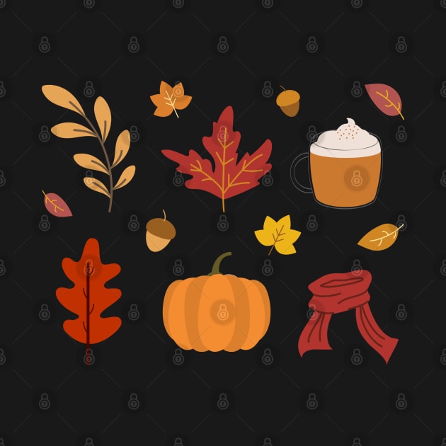 Autumn Fall Season Cosy Pattern Pack by myabstractmind