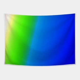 blue green yellow abstract texture Tapestry