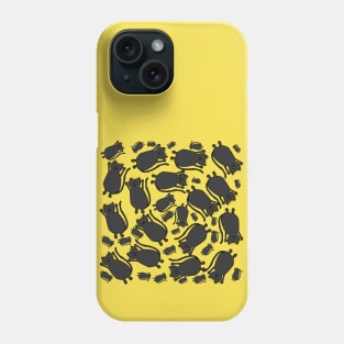 Flying Black Cats Phone Case