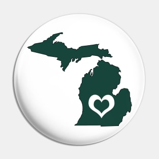 Michigan Love Pin