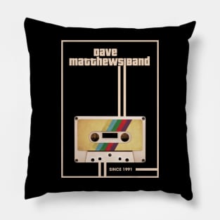 Dave Matthews Band Music Retro Cassette Tape Pillow