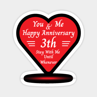 3th Anniversary Magnet