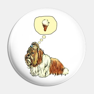 The Shih Tzu and The Ice Cream Pin