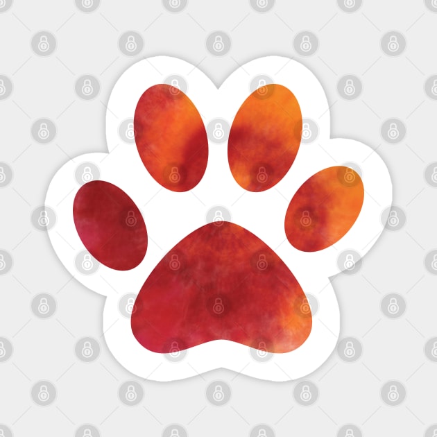 Tie Dye Dog Paw Tie Dye Dog Paw TeePublic
