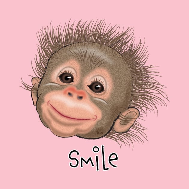 Baby Monkey Smile by NN Tease