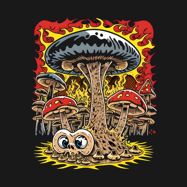 Mushroom Trip by Jaymz Weiss Designz