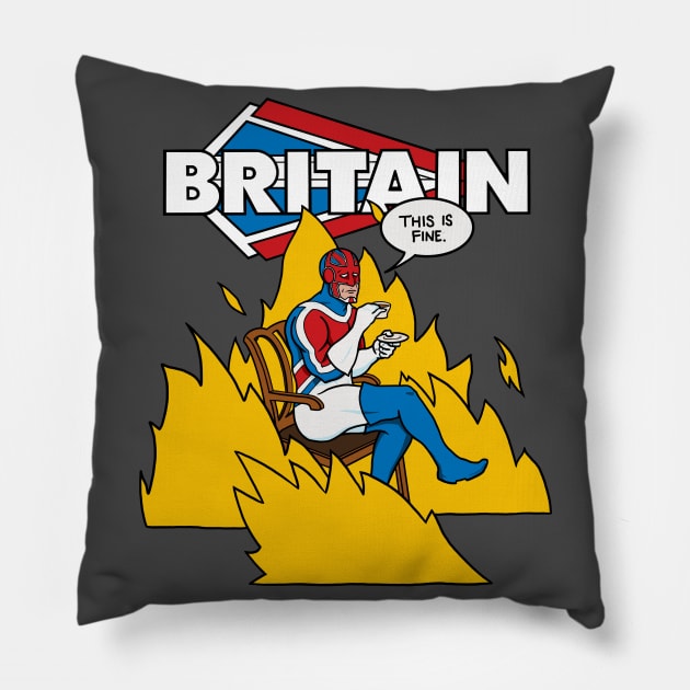 Strong and Stable! Pillow by S3bCarey