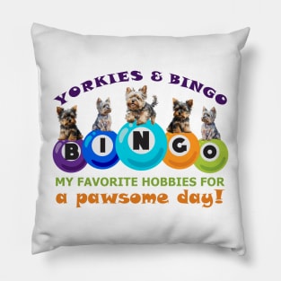 Bingo & Yorkie Pillow