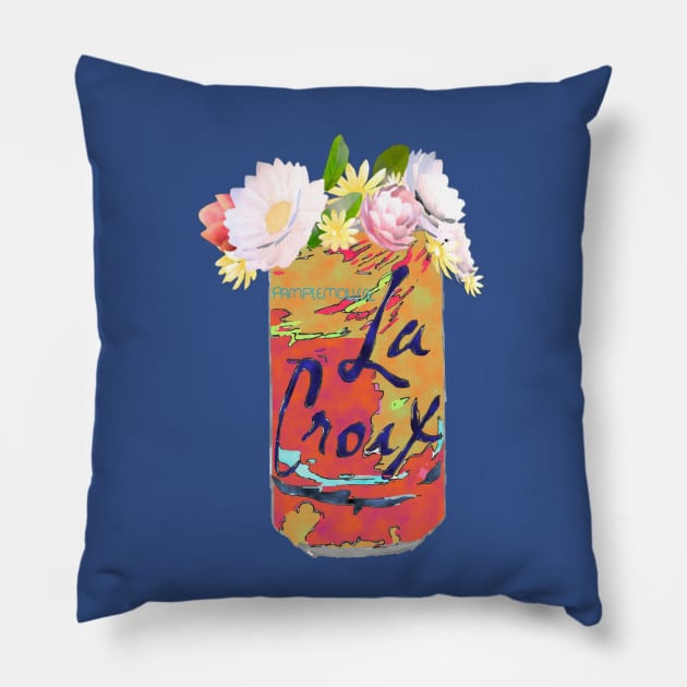 La Croix Snapchat Party Pamplemousse Pillow by jeremiahm08